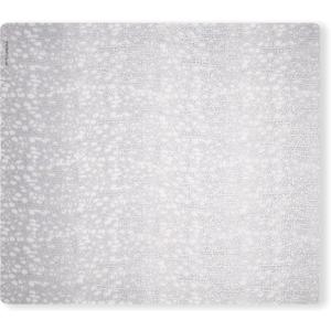 modern-twist 14 x 16 Silicone Placemat, BPA, PVC-Free Table Mat, Dishwasher Safe, Cocoon Print in Silver, Pack of 1 (Rectangle - Cocoon Print)