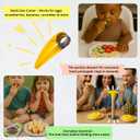 Fruit Cutter Set of 5 - Fruit & Vegetables Cutting Tools - Banana - Kiwi - Strawberry - Water Melon Slicer Cutter - Pineapple Corer - Apple Slicer - Kitchen Accessories