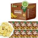 ONETANG Freeze-Dried Fruit Banana Chips, 10 Pack Single-Serve Pack, Non GMO, Kosher, No Add Sugar, Gluten free, Vegan, Healthy Snack 0.52 Ounce (EXP 05/05/27)