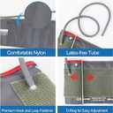 Full-Size Blood Pressure Replacement Cuffs - 5.9-9.5 & 9-21 Inches, Fit Small Medium Large XL XLarge Extra Large Big Arms, 6 Sizes of Connectors Compatible with Omron or Other Brands (Cuffs Only)