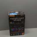 NB Series 8 Inch Wireless Portable Party Speaker & Wired Mic + Remote, black