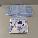 8 Pack Blue and White Silk Bride Bandanas 27 "x 27" Soft Blue Headbands Bridesmaid Gifts Last Toast on the Coast Bachelorette Party Item Head Scarf for Bridal Shower Favors Maid of Honor