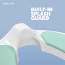 Jool Baby Potty Training Seat for Boys and Girls With Handles, Fits Round & Oval Toilets, Non-Slip with Splash Guard, Includes Free Storage Hook (Aqua)