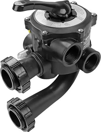 Fexhull SPX0710X32 Multiport Valve Compatible with Hayward Multiport Valves and Sand Filters S200 and S240 Series Pool and Spa Sand Filter, 6 Position