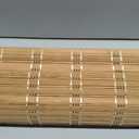 LazBlinds No Tools No Drill Cordless Bamboo Roman Shades, Light Filtering Window Treatment, Roll Up Bamboo Blinds for Windows 29.5'' W x 48'' H, Brown