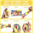 2 x Slow Rebound Cute Butter Squeeze Stress Balls, 2026 New Squeeze Ball Realistic Butter Stick Soft Squeeze Toys, Upgrade Stress Relief Fidget Toys Wet Slow Rebound Stress Relief Toy (3 PCS)