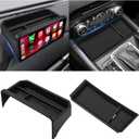 Autorder Center Console Front Organizer & Dashboard Organizer for 2022-2025 2026 Mazda CX5 Accessories,CX-5 Interior Accessories for Storing Sunglasses, Coins and Small Items, ABS Material - 2PCS