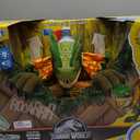 Fisher-Price Imaginext Jurassic World Dinosaur Toy Thrash Attack Dilophosaurus 16+ Inch with Lights & Sounds for Pretend Play Kids Ages 3+ Years