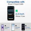 amCase Clear Case for iPhone 17 Pro (6.3") | Compatible with MagSafe Accessories |Camera Cutout | Drop Protection | Ultra-Strong Magnetic | Support Wireless Charging