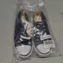 Mvlsoct Boys and Girl Low Top Canvas Kids Lace up Sneakers 34