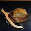 2 x Kitchen Click Bread Knife for Homemade Bread  16" Acacia Wood Bow Knife with 3 Extra Blades  Sourdough Bread Slicer for Even, Crumb-Free Cuts  Ideal for Artisan Loaves, Bagels,