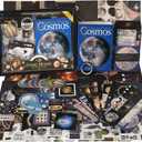 Funto Scrapbooking Kit(154 PCS), Cosmic Series-Cosmic Mystery, Perfect for Bullet Scrapbooking Materials, Planner DIY Arts Craft Collage