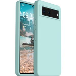 OTOFLY Designed for Pixel 7 Case, Silicone Shockproof Slim Thin Phone Case for Google Pixel 7 6.3 inch (Mint Green)
