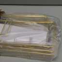 5 Pack Shower Caddy Organizer Rack Shelf for Inside Shower, Self Adhesive Wall Storage Basket Rustproof Stainless Steel Shampoo Holder Bathroom Accessory Decor Set, Gold