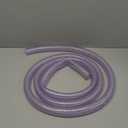 1" ID x 1 1/4" OD PVC Tube, 10 Ft High Pressure Braided Clear Flexible PVC Tubing for Water, Oil, Air Lines Dispensing