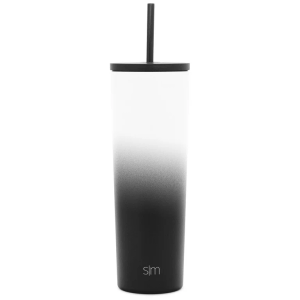 Simple Modern Insulated Tumbler with Lid and Straw | Iced Coffee Cup Reusable Stainless Steel Water Bottle Travel Mug | Gifts for Women Men Her Him | 28oz
