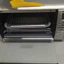 Black+Decker Countertop Convection Toaster Oven, 8 One-touch Cooking Functions, Stainless Steel, Extra-deep Interior