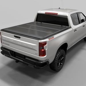Low Profile Hard Folding Truck Bed Tonneau Cover Fits 2019-2025 Chevy/GMC Silverado/Sierra 5'8" Bed (69.6")