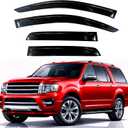 KPY Rain Guards Fit for 1997-2017 Ford Expedition & 2007-2017 Ford Expedition XL, Out-Channel Window Visors Vent Wind Deflectors 4PC, Car Accessories for 1998-2017 Lincoln Navigator