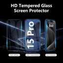 Cufelf Magnetic for iPhone 15 Pro Case(Compatible with Magsafe) Full Camera Protection,2+Full Coverage Screen Protector,Translucent Matte,Military Drop Protection Phone Case,6.1",Blue