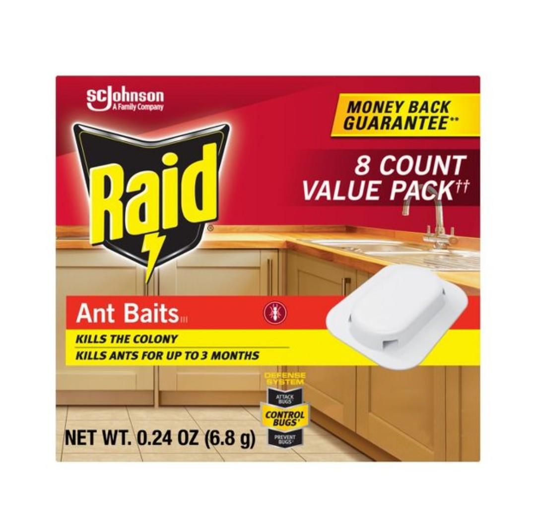 Raid Ant Bait and Indoor Ant Trap - 8ct Pack Of 2