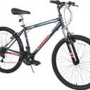 Dynacraft Magna Echo Ridge Mountain Bike  Rugged and Durable Design, Perfect for Teens and Adults Learning to Ride, Sturdy and Easy to Assemble, Ideal for Adventurers (26-inch, Blue)