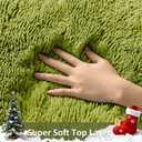 Ophanie Green Rugs for Living Room 5x8, Grass Shag Fluffy Large Fuzzy Plush Soft Carpets, Floor Shaggy Area Rugs for Bedroom, Carpet for Kids Boys Girls Dorm Nursery Home Decor Aesthetic
