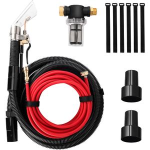 Shop Vac Extractor Kit, Better Extractor Hose Kit for Carpet & Upholstery Cleaning in Home and Auto, with Wand, Hose & Adapter