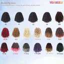 Toyotress Butterfly Locs Crochet Hair - 8 inch 7Pcs Ombre Blonde Pre-twisted Distressed Crochet Braids, Short Bob Faux Locs Pre-looped Synthetic Braiding Hair Extensions (8 Inch, T27-7P)