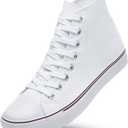 ZGR Men's High Top Canvas Sneakers Lace Up Classic Casual Walking Shoes 9