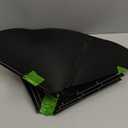 Large 19 Inch Squirrel Baffle for Bird Feeder Pole, Heavy-Duty 30% Thicker Chew-Proof Design, Black Pole Mount Raccoon Guard, Easy Install Weatherproof Protector for Outdoor Bird Feeders