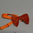 PACGOTH Bow Ties for Men Pre-Tied Bow Tie Vintage Tuxedo Oversized Velvet Bow (Brick Red)