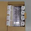 Conair Hot Rollers for Long, Medium & Short Hair, 12 Ceramic Flocked 1-Inch and 1-Inch Heated Hair Rollers with Clips, Hot Curlers for Women, Volume & Curls