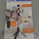 Helix/Retrak Tripod Selfie Stick with LED Ring Light Black