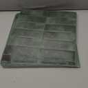 DEWOO 20-Sheet Peel and Stick Subway Backsplash Green Kitchen Bathroom Rectangle Self Adhesive Wall Tile Brick (12"12")