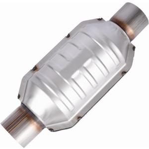 3.0" Universal Catalytic Converter, 3.0 Inch Inlet/Outle Cat Converter with O2 Port and Heat Shield (EPA Compliant)
