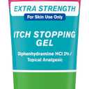 Benadryl Extra Strength Anti Itch Relief Gel, 2% Diphenhydramine HCl, Relief from Insect Bites, Sunburn & More, Great for Camping Essentials, 3.5 fl oz