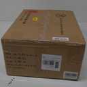 Furnulem White Dresser with 5 Drawers, Vertical Storage Tower Fabric Dresser for Bedroom, Hallway, Entryway, Nursery, Closet Organizer, Nightstand Bedside Table Furniture, Sturdy Steel Frame, Wood Top