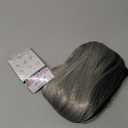 Kaneles Half Grey Half Black Wig for Women Long Straight Hair with Bangs Soft Natural Wigs for Cosplay Party Halloween