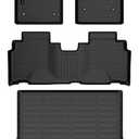 Auxko All Weather Floor Mats Cargo Mat Fit for 2024 2025 2026 Chevrolet Blazer EV & Honda Prologue TPE Liners Accessories All Season Guard Odorless Anti-Slip Black