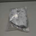 Sheer Fabric, Snowflake Silver Foil Organza Fabric, Snowflake Tablecloth Birthday Party Supplies Party Decorations, Christmas Tree Skirt Christmas Decorations Clearance (59" x 118", White)