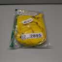 DJANGO Highland Dog Jacket & Raincoat  Water-Repellent, Lined Dog Coat with Hood, Adjustable Fit & Harness Hole  Lightweight Rain & Wind Jacket for Small & Medium Dogs up to 30 lbs (Yellow, Medium)