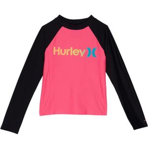 Hurley Girls' Long Sleeve Rash Guard