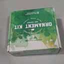 Little Hippo Baby Ornament Keepsake Kit (Newborn Bundle)  2 Easels, 4 Ribbons & Letters! Handprint and Footprint Clay Casting Kit for Baby Shower Gifts, Boys & Girls