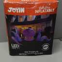 JOYIN 10FT Long Halloween Inflatable Octopus Decoration Octopus with Tentacles Inflatable Decoration Build-in LEDs Giant Blow Ups for Indoor Outdoor Halloween Party Yard Lawn Garden Decor