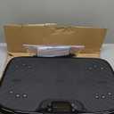 Vibration Plate Exercise Machine, Vibrating Plate Platform for Lymphatic Drainage with 200 Adjustable Speeds, Power Vibration Plate for Weight Loss & Fitness, Supports Max Weight 450 Lbs (Jet Black) Missing a strap.