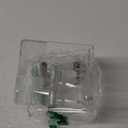 2 Pieces No Mess Bird Feeder for Cage Automatic Acrylic Bird Feeder Seed Food Catcher for Parakeet Canary Cockatiel Parrot Finch Canary 5.1 x 5.1 x 4.3 Inches