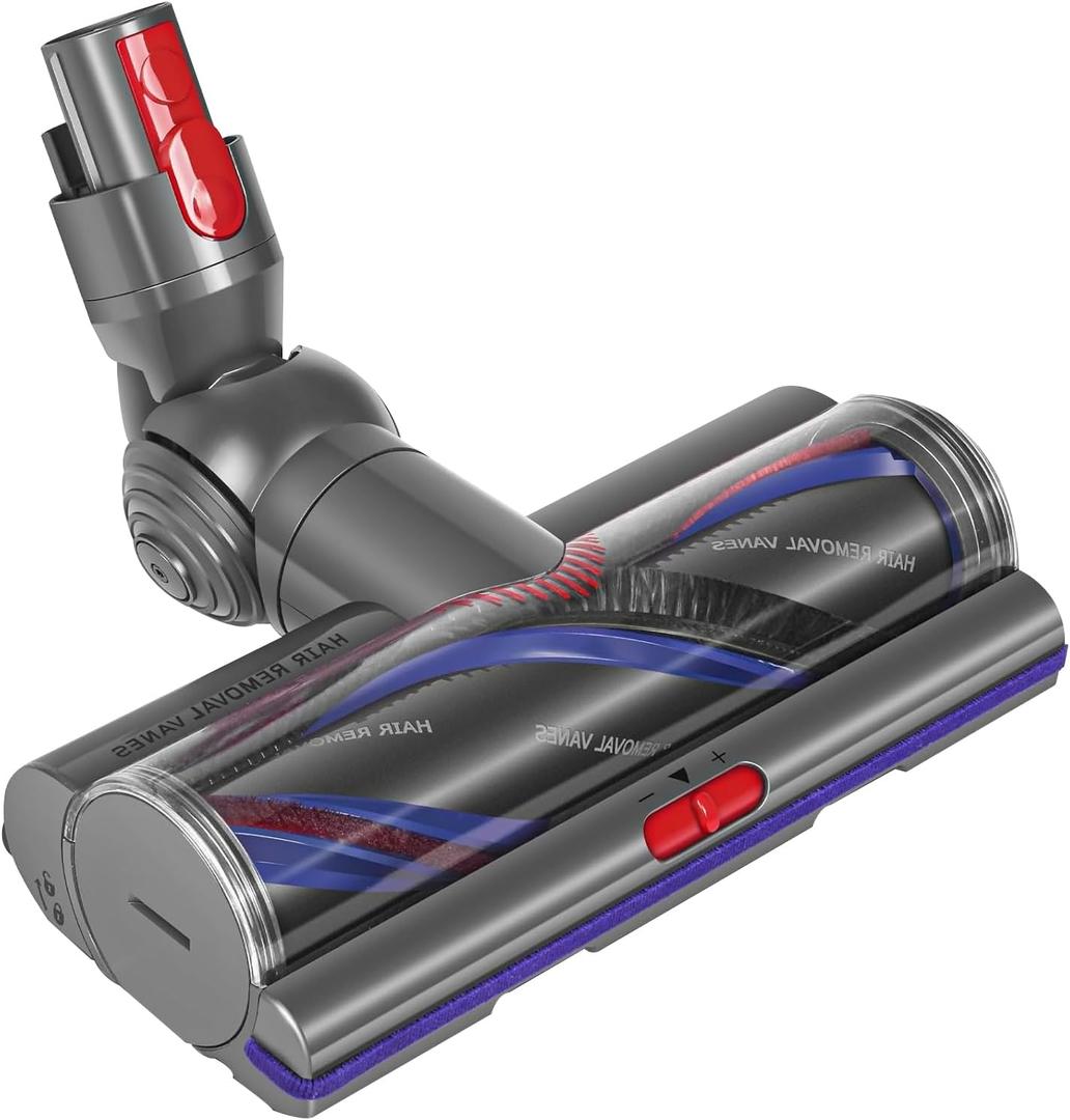 High Torque Brush Head Compatible with V11 V15 V10 V8 V7, Anti-Tangle Brush, Adjustable Suction, Ideal for Cleaning Carpets and Hard Floors