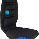 FOMI Gel High Chair Back Support and Seat Cushion | Adjustable Lumbar Pillow Placement for Upper Lower Thoracic, Coccyx, Pressure Sore Pain Relief | for Car, Office Chair, Gaming | Posture Aid