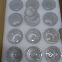 Clear Glass Taper Candle Holders Set of 12, Small Tapered Candlestick Holders in Bulk, Modern Short Candle Sticks for Dining Table Centerpiece Wedding Christmas Party & Holiday Decorations